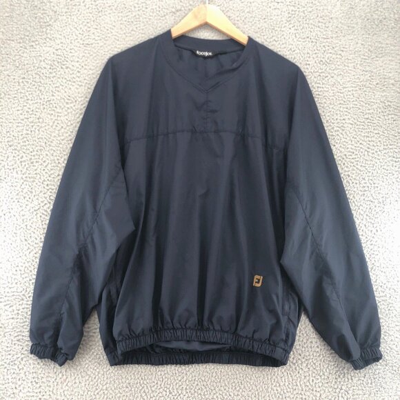FootJoy Pullover Mens Extra Large Navy Golf Wind Water Resistant Active Sport - Picture 1 of 11